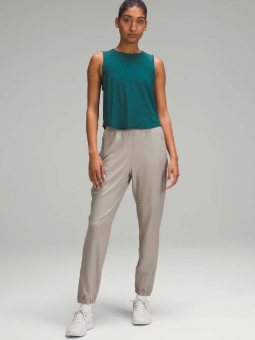 Lululemon Adapted State High-Rise Fleece Jogger *Full Length Riverstone Size 14